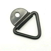 3/8" Bolt-On Trailer D-Ring with 1-Hole Mounting Bracket — 2.4K Rated (B21)