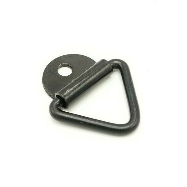 3/8" Bolt-On Trailer D-Ring with 1-Hole Mounting Bracket — 2.4K Rated (B21)