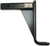 Brophy BM12 Heavy-Duty Trailer Hitch Ball Mount – 12" Drop – 7,500 lb (BM12)