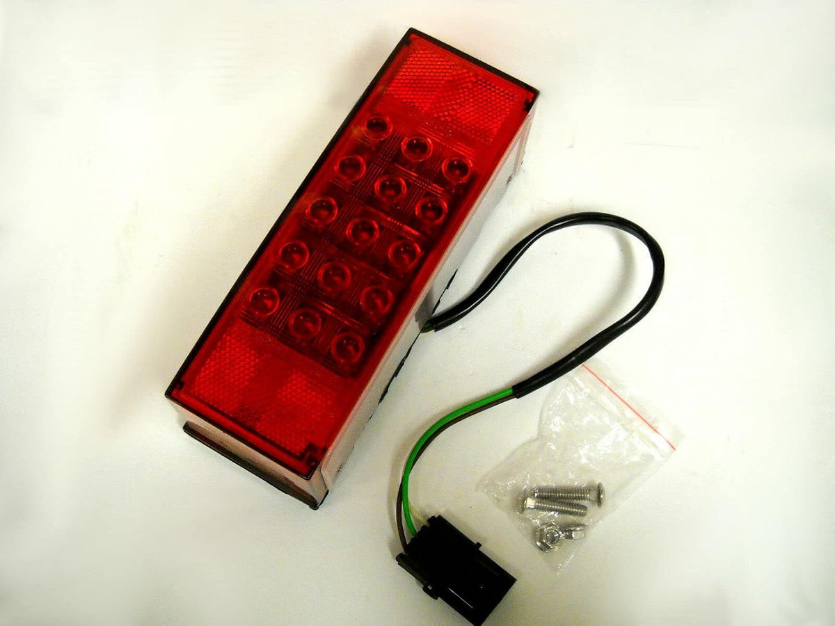 Right Side Old Style 15 LED Low Profile Boat Trailer Tail Brake Light  (J-75-R-OS)