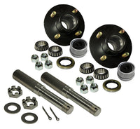 Build Your Own Axle Hub Kit with 4x4 Hubs 2000# and Round Spindles (BYOAK-BT8-H440-R)