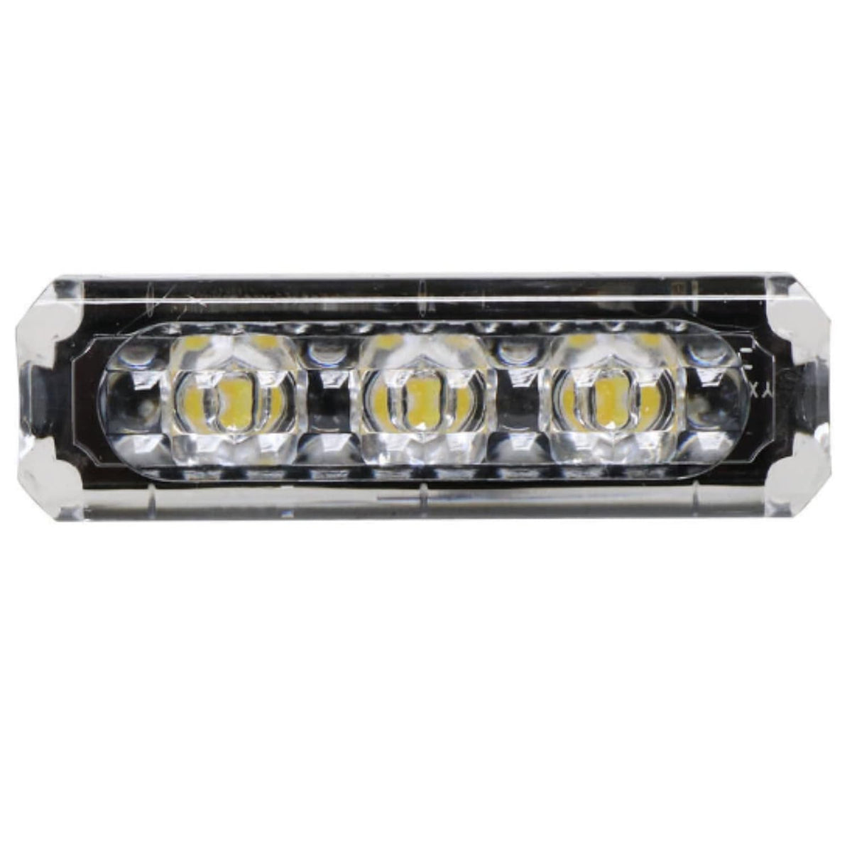 TecNiq White accent 3 LED EON Light w/Vertical Daytime Step Motorcycle USA (E03-MSV0-1)
