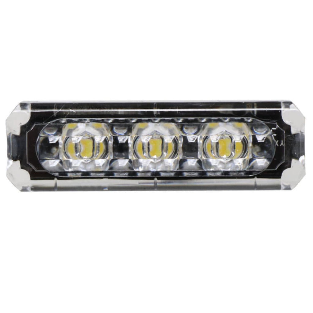 TecNiq White accent 3 LED EON Light w/Vertical Daytime Step Motorcycle USA (E03-MSV0-1)