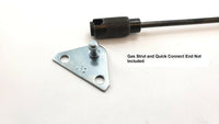 10MM Flat Bracket Mount Flange Gas Strut Prop Rod (LPB21)