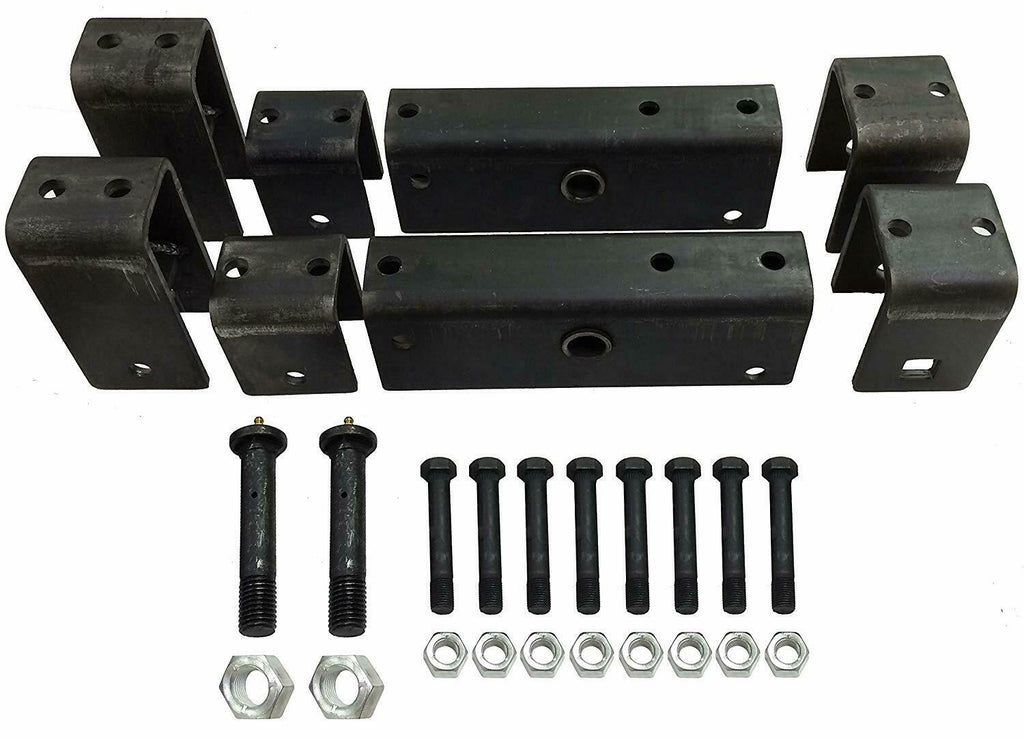 Tandem Slipper Spring Hanger Kit for 2-Inch Springs with 12-Inch Equalizers (23002)