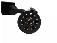 7 way Round Pin Truck to 7 blade Trailer Plug Adapter  (R77F)
