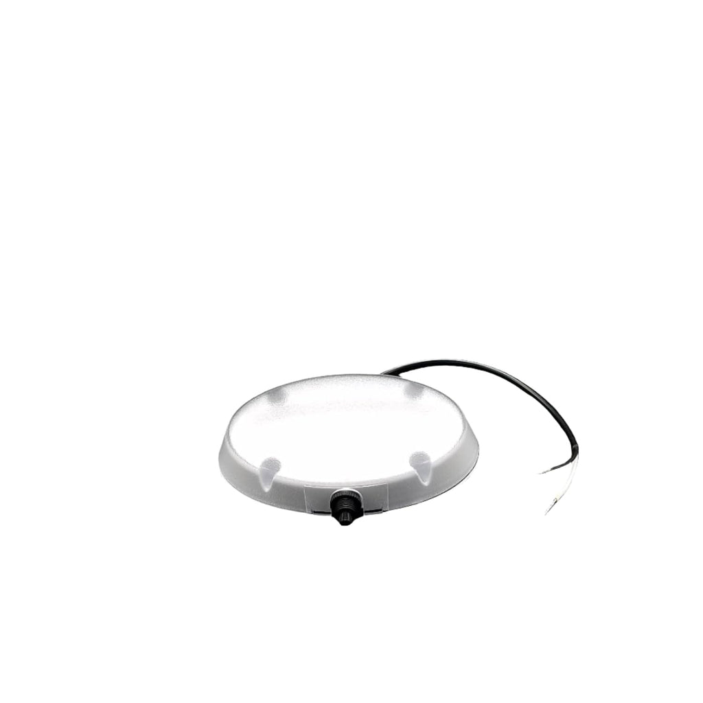 Interior Light, Surface Mount, Oval, White Base, On/Off Switch, Natural White, 6 LEDs, 4.75" x 2.75" x 1.125"