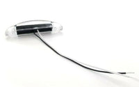 (S18-WC00-1) 3.5" x 0.75" White Clear Surface Mount Area LED Light RV Camper Trailer Hardwire