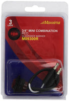 Maxxima 3/4 mini Truck Trailer Red 3 LED hot spot Clearance marker Light M09300R (M09300R)