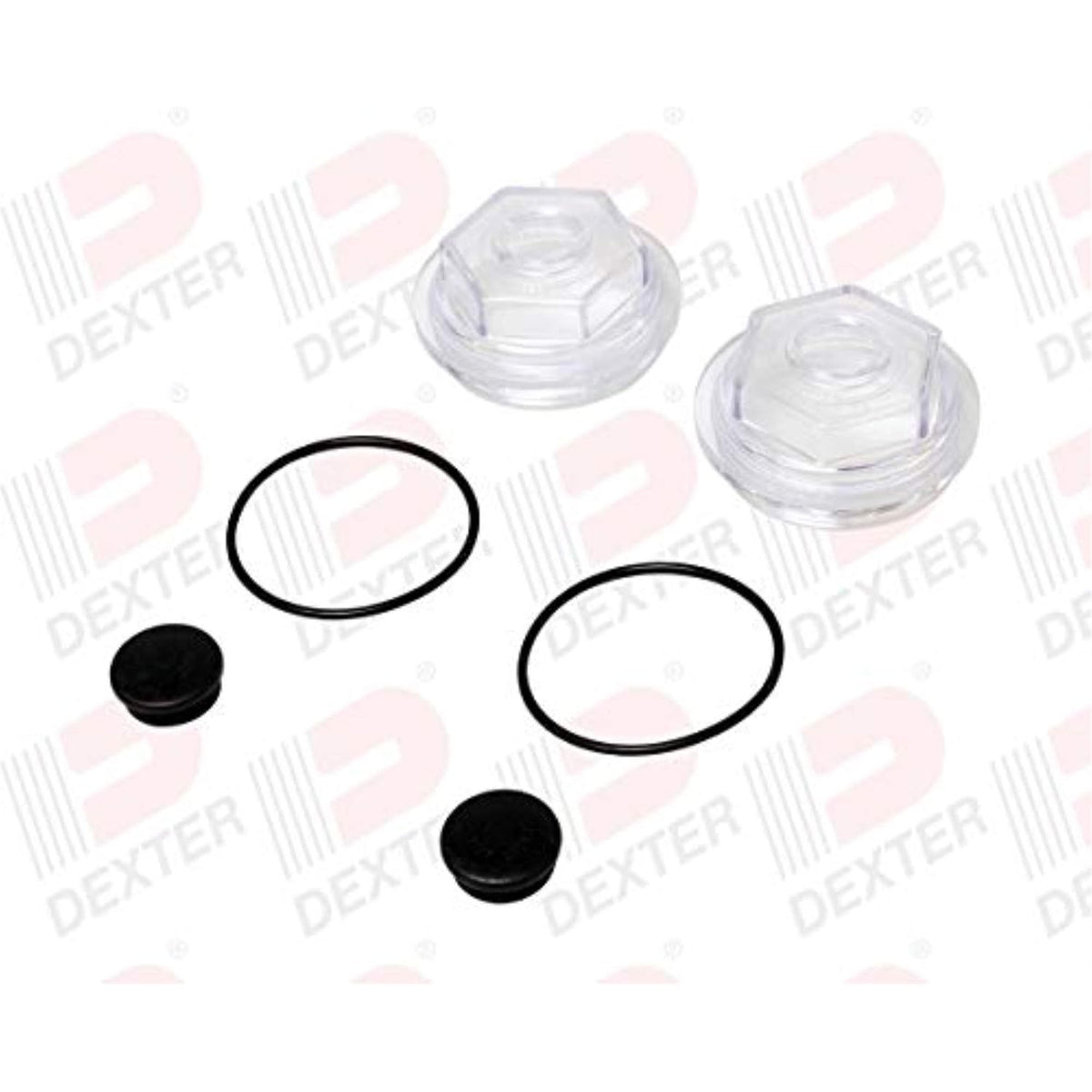 Pair (2) 2-7/8" Oil Bath Hub Caps – Trailer Axle (21-35) (K71-038-00)