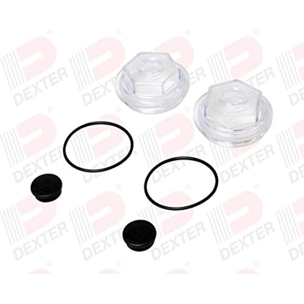 Pair (2) 2-7/8" Oil Bath Hub Caps – Trailer Axle (21-35) (K71-038-00)