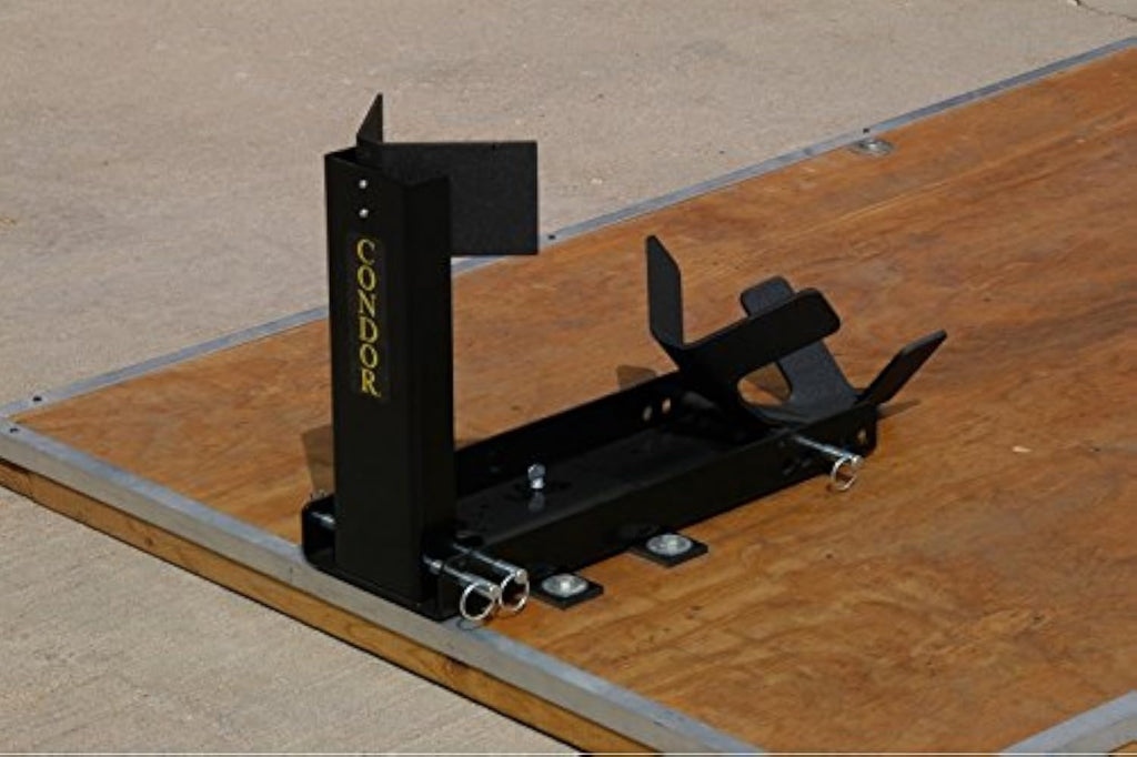 Condor Black Removable Motorcycle Trailer Wheel Chock SC-2000 (SC-2000)