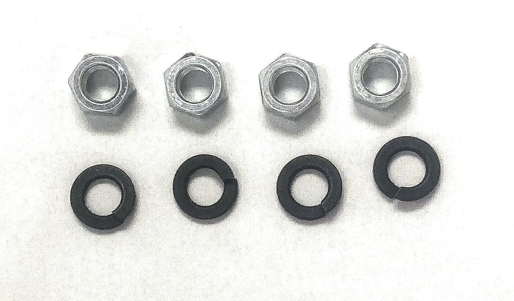 3500# Hydraulic 10x2.25" Left Drivers Street 4 Bolt Backing Plate Trailer Axle (BPH-3500-LH)