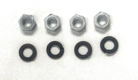 3500# Hydraulic 10x2.25" Left Drivers Street 4 Bolt Backing Plate Trailer Axle (BPH-3500-LH)