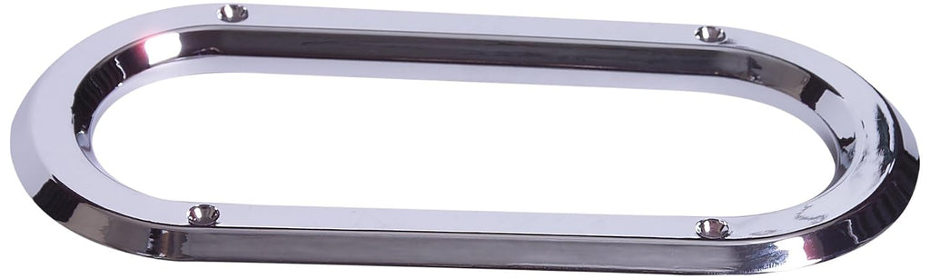 6" Oval Trim Ring Maxxima M50605 Truck Trailer Plastic Chrome Bezel Cover (M50605)