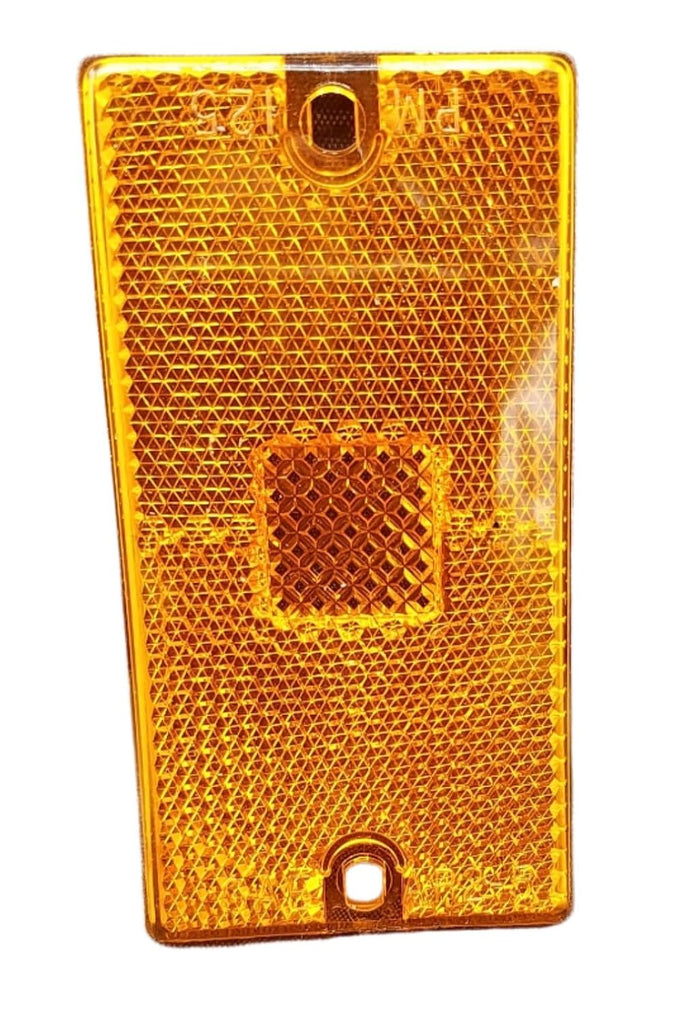 Peterson Manufacturing, Replacement Lens, Amber, 1-1/2" x 3", Snap-On, Waterproof, Fits 125 Series Lights, Easy Installation (125-15A)