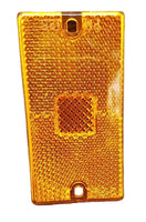 Peterson Manufacturing, Replacement Lens, Amber, 1-1/2" x 3", Snap-On, Waterproof, Fits 125 Series Lights, Easy Installation (125-15A)