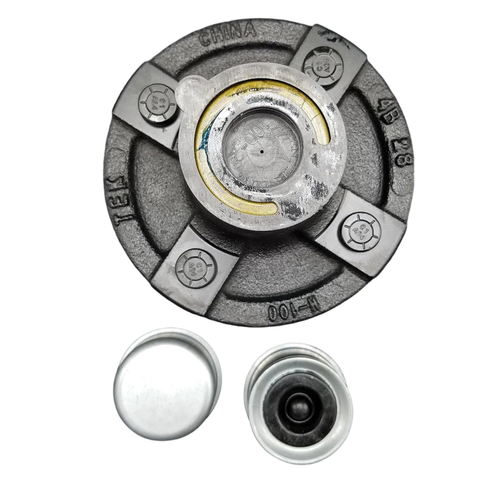 Pre-Greased Idler Hub Kit – 2K Capacity – 4 on 4 Bolt Pattern – 1/2" Studs (17-100)