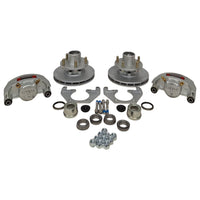 Kodiak 8" Disc Brake Kit 5x4.5 Dacromet 2000 lbs EZ Lube Trailer Axle (KOD27FR)