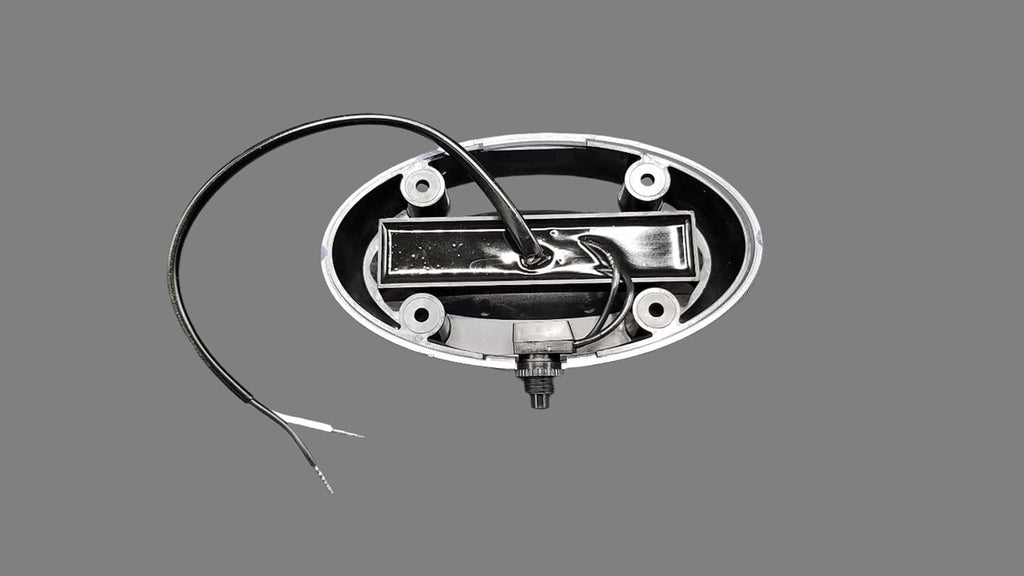 Interior Light, TecNiq, Surface Mount, Oval, Black Base, On/Off Switch, Natural White, 6 LEDs, 4.75" x 2.75" x 1.125" (E16-LBS0-1)