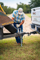 The Ultimate Rapid Adjusting Drop Leg Top Wind 2000# Trailer Jack  (322-RDJ-2K)