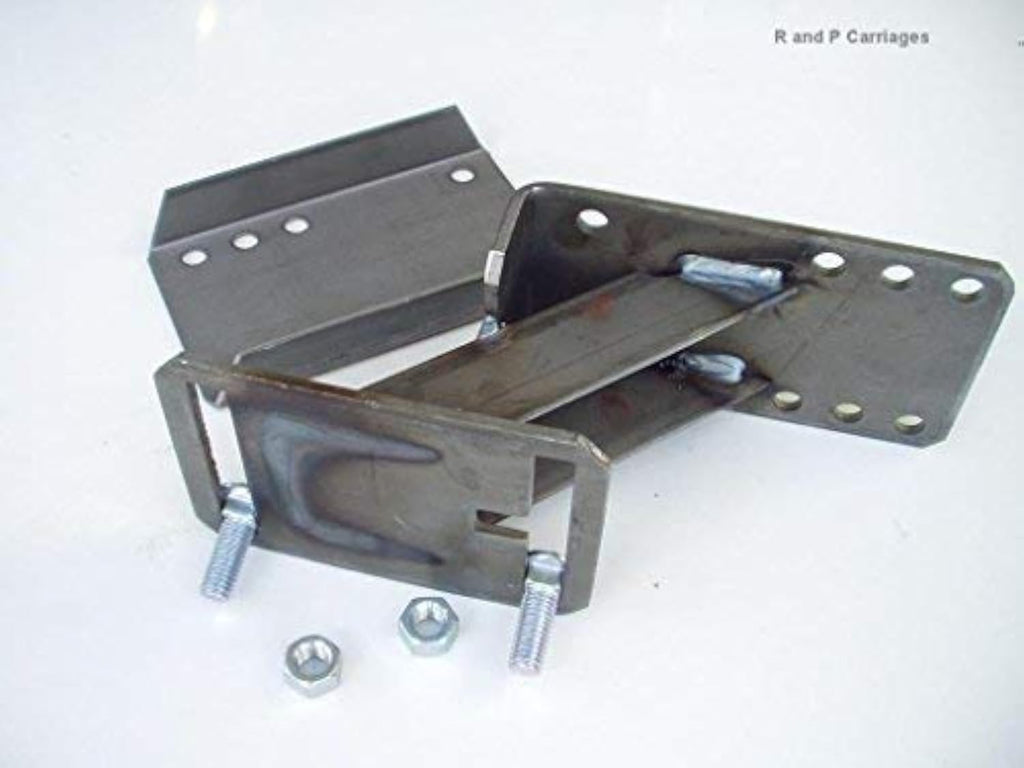 Universal Heavy Duty Spare Tire Mount fits ALL 4 & 5 Lug Trailer RV Camper Jeep (ST CARRIER + ST BRACKET)