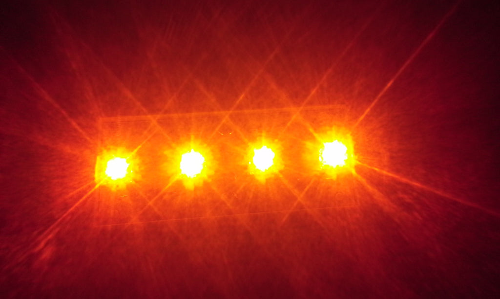 Bargman Side Marker Light LED Amber Clearance Reflex 2-1/2" x 1-1/4" Fits Various Trailers Long-Lasting and Energy-Efficient (47-58-032)