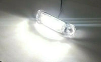 (S18-WC00-1) 3.5" x 0.75" White Clear Surface Mount Area LED Light RV Camper Trailer Hardwire