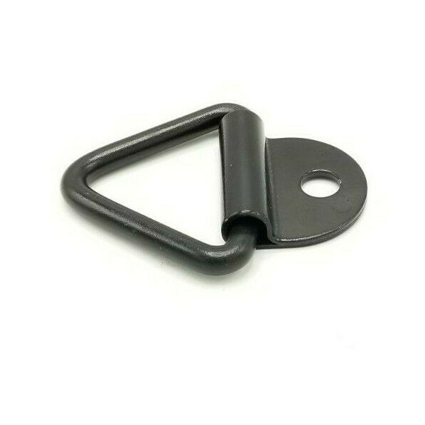 3/8" Bolt-On Trailer D-Ring with 1-Hole Mounting Bracket — 2.4K Rated (B21)
