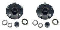 PAIR of 5x5.5 Hubs 3500# 5 Lug Fits Dexter Trailer axles (845551-KITX2)