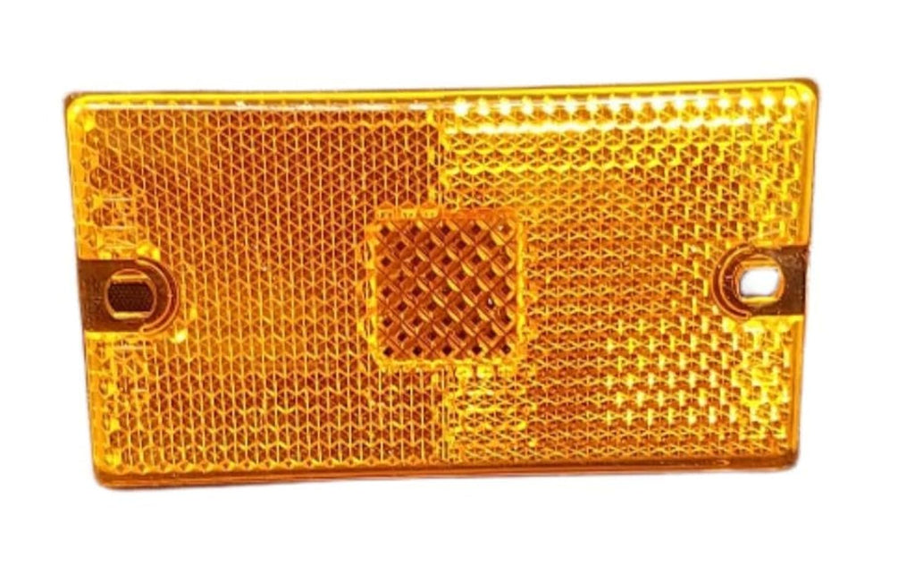 Peterson Manufacturing, Replacement Lens, Amber, 1-1/2" x 3", Snap-On, Waterproof, Fits 125 Series Lights, Easy Installation (125-15A)