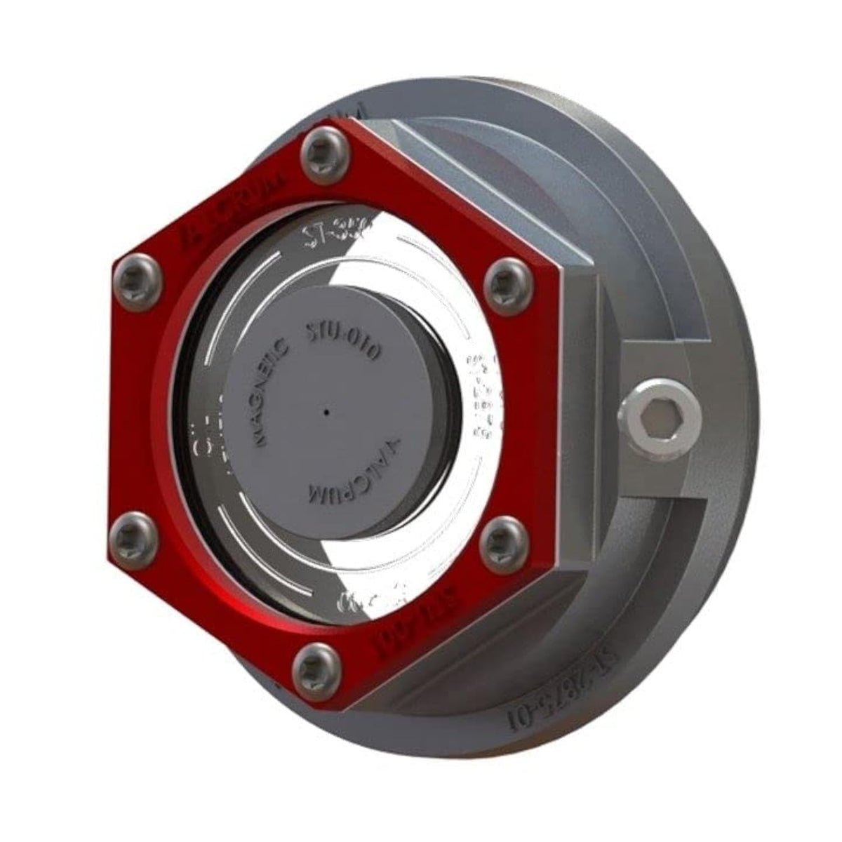 ONE 2-7/8" Valcrum Aluminum Hub Cap AL-KO 7K-8K Trailer Axle Grease/Oil 568268 (ST-2875A)