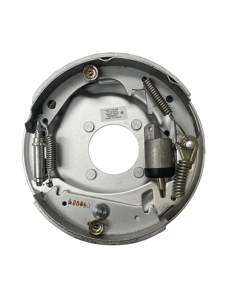 2 Pairs (4 Brakes) - 10" Hydraulic Dacromet Coated 3500# Free Backing Plate Trailer Brakes (AKFBBRK-35-PAIR-DACROx2)