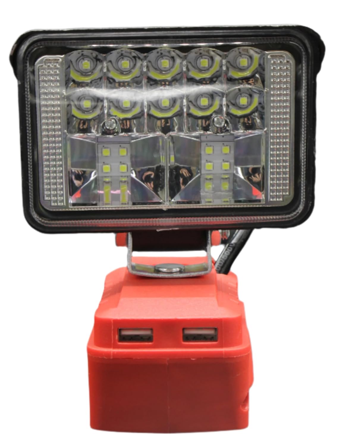 3" Cordless LED Work Light with Dual USB Charger For Milwaukee 18V Li-Ion Batteries 2 Light Modes 1000 Lumens Adjustable Angle (M18WLCH)