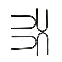U-Bolt Kit 7" Long 3" Wide U Bolts fits 5200-7000# Axle Beams (UBK-7000-R)