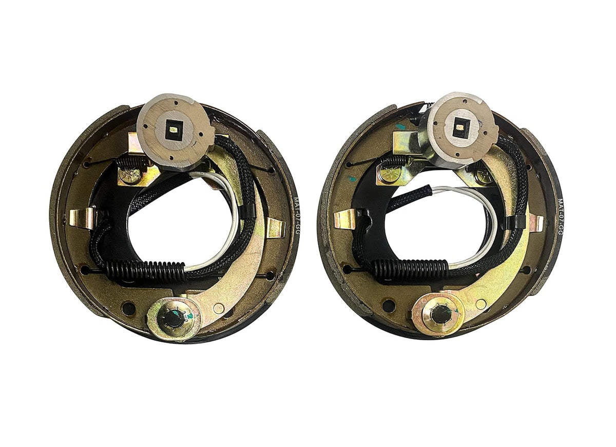 Pair 7" 2000#, Electric Brake Backing Plates, Fits Dexter Trailer Brake Axle (7EB-1P)