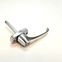 Universal Locking L-Handle with Chrome Finish for Trailer, Camper &amp; RV Doors (HL20136)