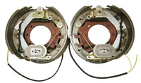 PAIR 12-1/4x4" 10K HD Electric Backing Plate 10000 Trailer Brake For Dexter (BK-10KHDE-SET)