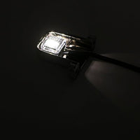 TecNiq LED License Plate Lamp Step Light CHROME Camper Trailer Map USA (L10-WC00-1)