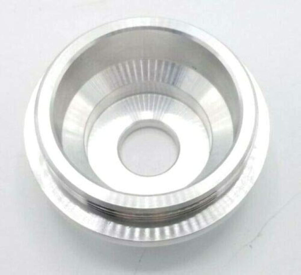 2-7/8"-12 Billet Aluminum Threaded Oil Cap Kit With O-Ring and Plug — 6K-8K Trailer Axle (21-35 Billet-Kit)
