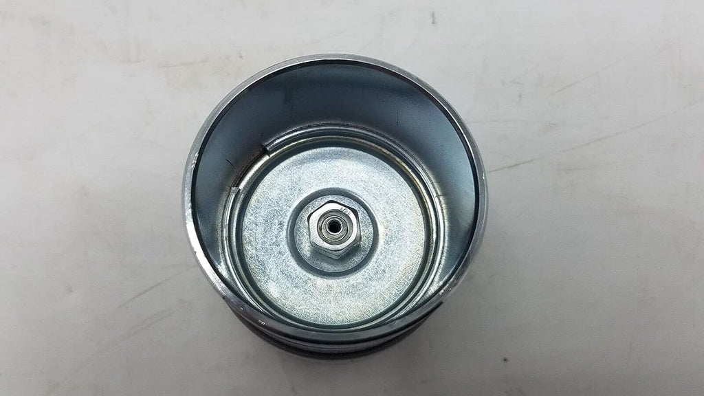 1 Pair 3500# Chrome Bearing Buddy Protectors 1.98" with Bras RG07-040 (BP-198-1P)