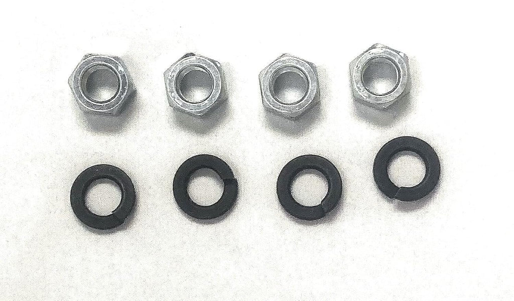 3500# Hydraulic 10x2.25" Right Passenger Curb 4 Bolt Backing Plate Trailer Axle (BPH-3500-RH)