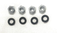 3500# Hydraulic 10x2.25" Right Passenger Curb 4 Bolt Backing Plate Trailer Axle (BPH-3500-RH)