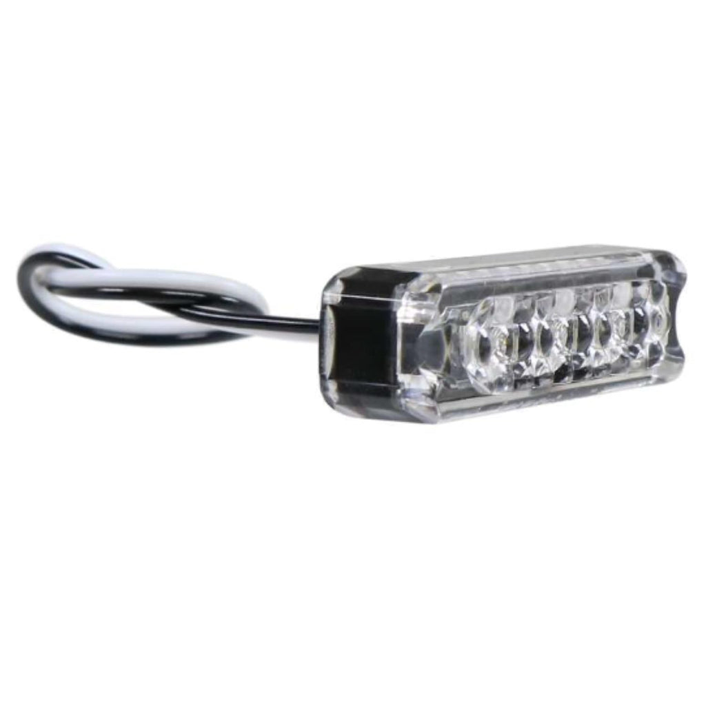 TecNiq White accent 3 LED EON Light w/Vertical Daytime Step Motorcycle USA (E03-MSV0-1)