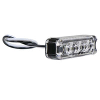 TecNiq White accent 3 LED EON Light w/Vertical Daytime Step Motorcycle USA (E03-MSV0-1)