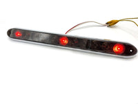 15" Tecniq Low Profile Red 3 Light ID Bar Tint Smoked Lens Truck Trailer RV (T12-RT00-1)