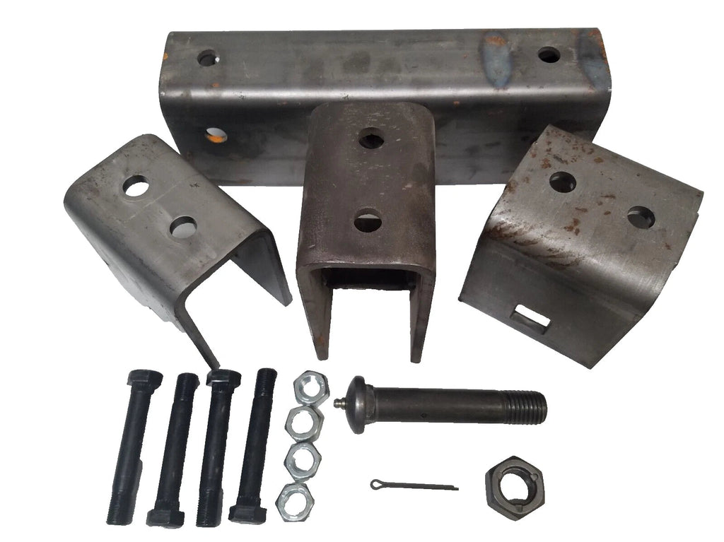 Tandem Slipper Spring Hanger Kit for 2-Inch Springs with 12-Inch Equalizers (23002)