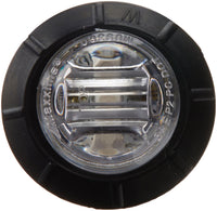 Maxxima 3/4" Mini Amber Clear 3 LED Clearance Marker Light Truck Trailer Jeep (M09300YCL)