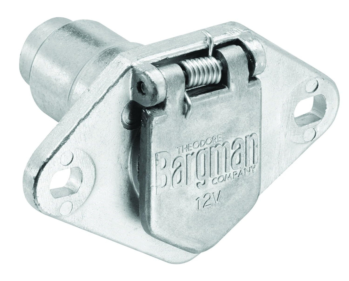 Bargman 6 Pin Round Wiring Harness Connector Vehicle End (50-60-001)