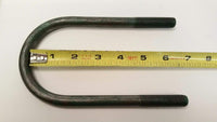 FOUR- 1/2" U bolt  trailer axle spring mount 5200# 6000# GD 3"x 6-1/2" kit  (UBK-5200-R)
